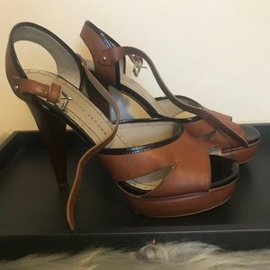💯% Authentic Brown Marc Jacobs Ankle Strap Heels